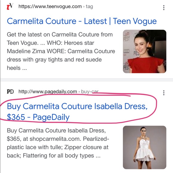 CARMELITA COUTURE FUN PARTY DRESS SIZE 2 - Picture 9 of 11